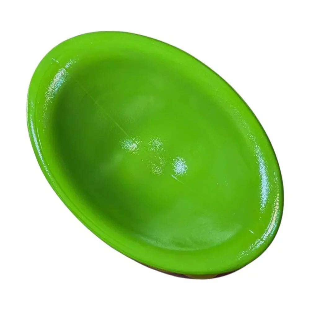 Mr. Christmas Halloween Cauldron Purple Green Orange Lit Blow Mold Candy Bowl